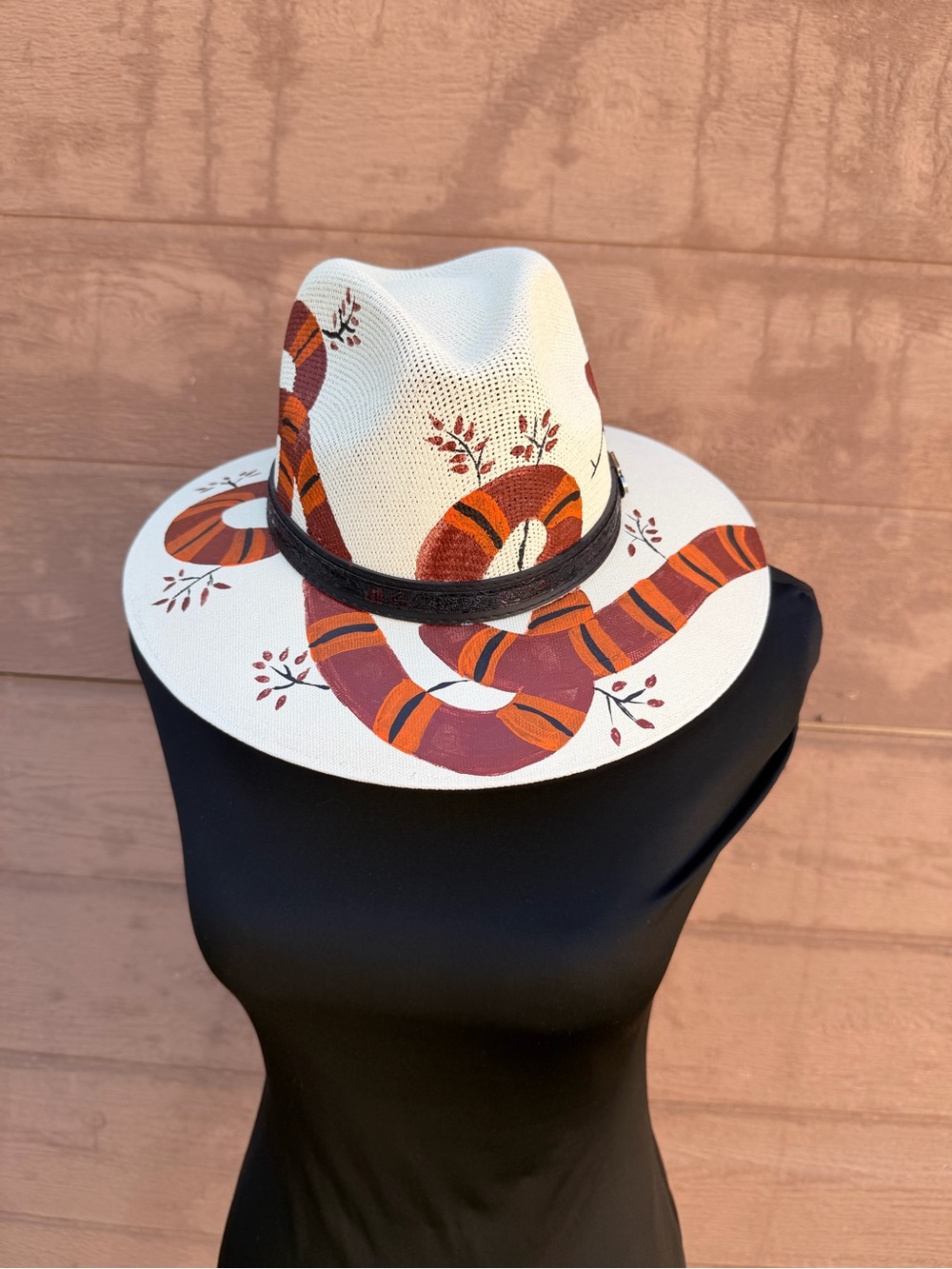 Hand painted fedora hat